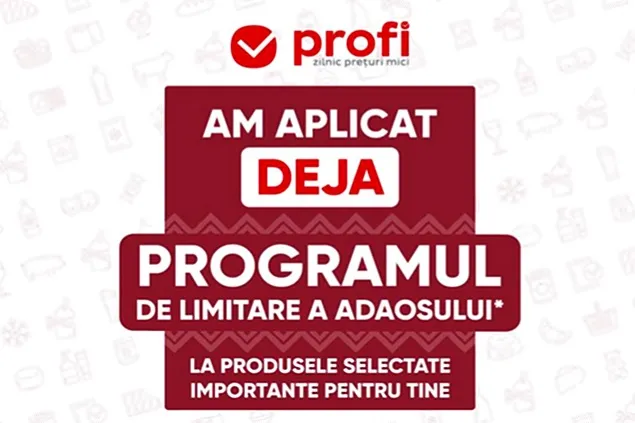 Profi plafonează anticipat adaosurile comerciale la unele produse alimentare