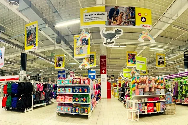 Auchan dă startul noului an școlar cu peste 2000 de rechizite la prețuri avantajoase