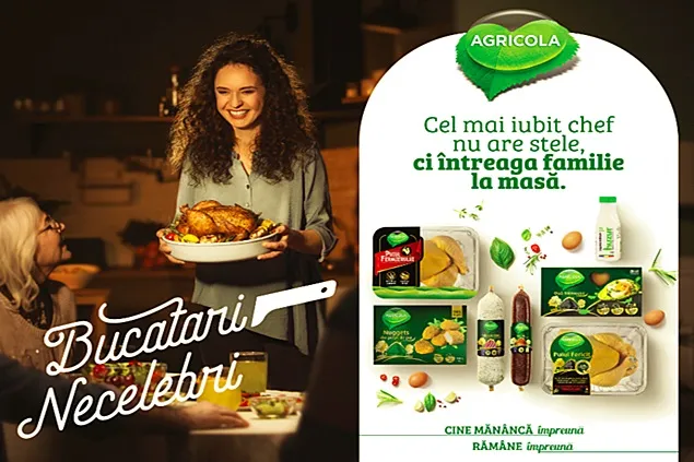 Noua campania de imagine AGRICOLA este dedicată bucătarilor de acasă