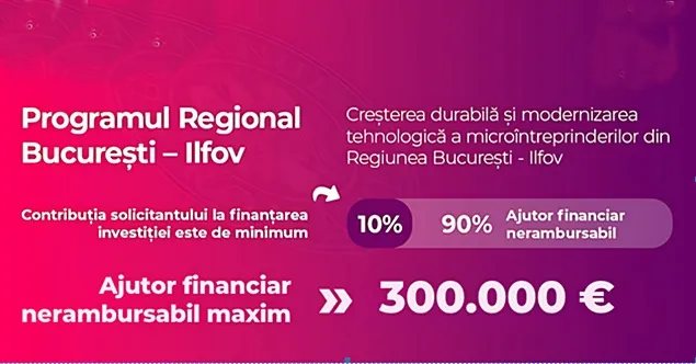 Finanțare pentru creșterea durabilă și modernizarea tehnologică a microîntreprinderilor