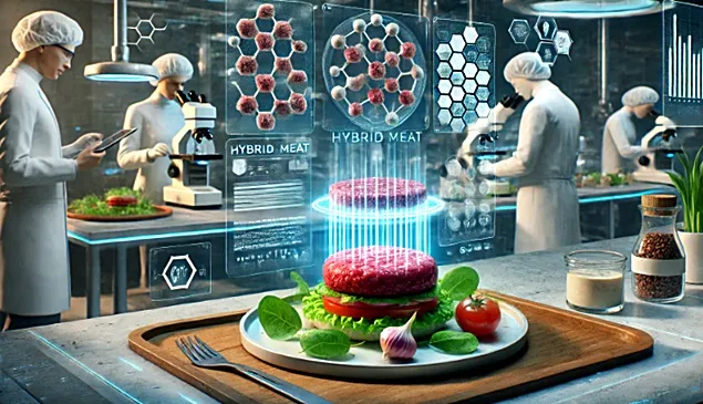 Uitați de alternativele vegane, carnea hibridă este adevăratul viitor