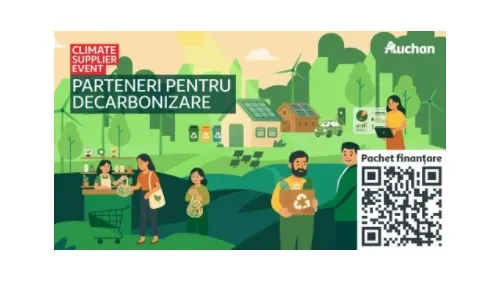 Auchan și BRD lansează, în premieră în România, un pachet de soluții de finanțare sustenabilă, dedicat susținerii tranziției durabile a furnizorilor retailerului
