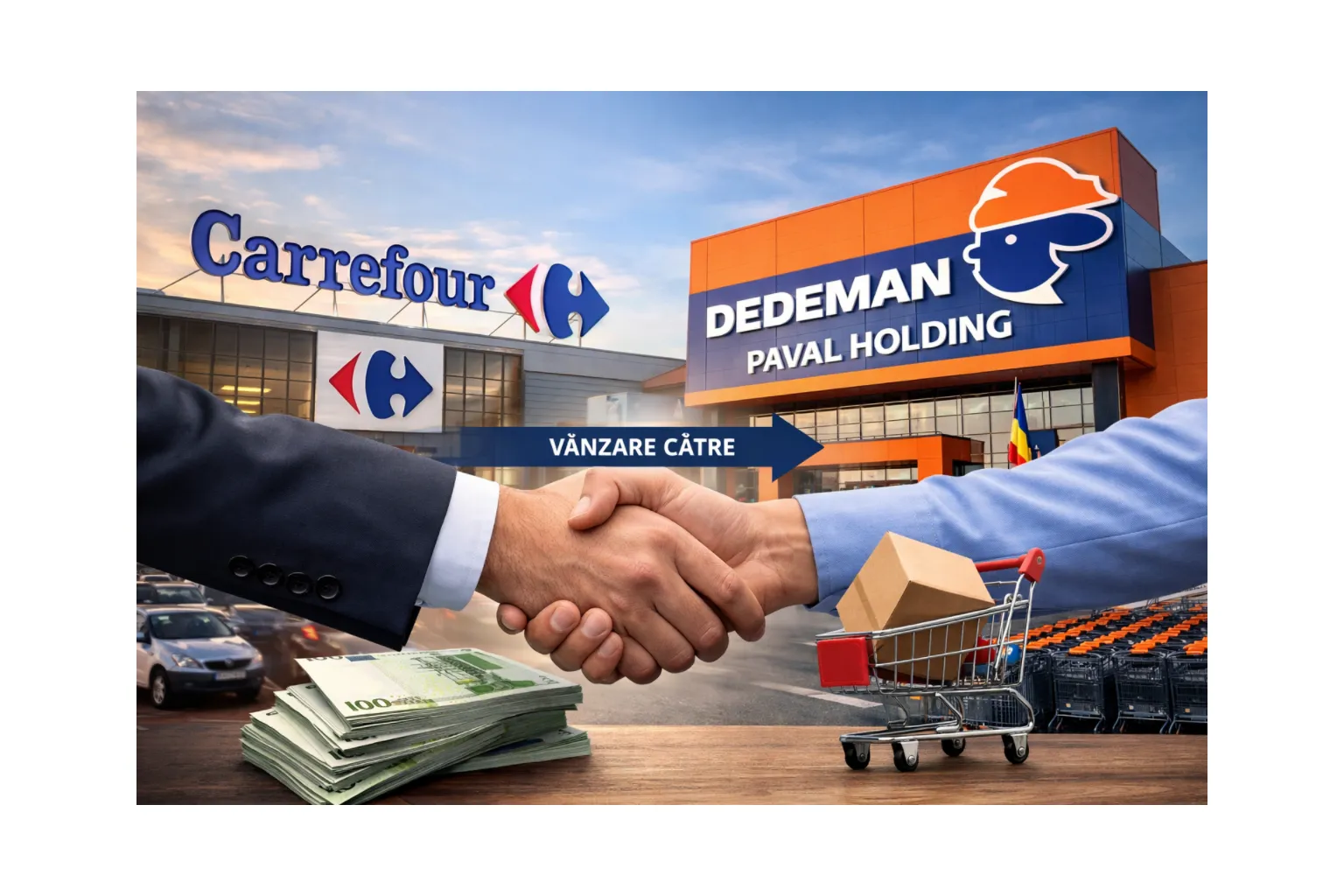 Carrefour confirmă vânzarea operațiunilor din România către frații Pavăl, proprietarii Dedeman