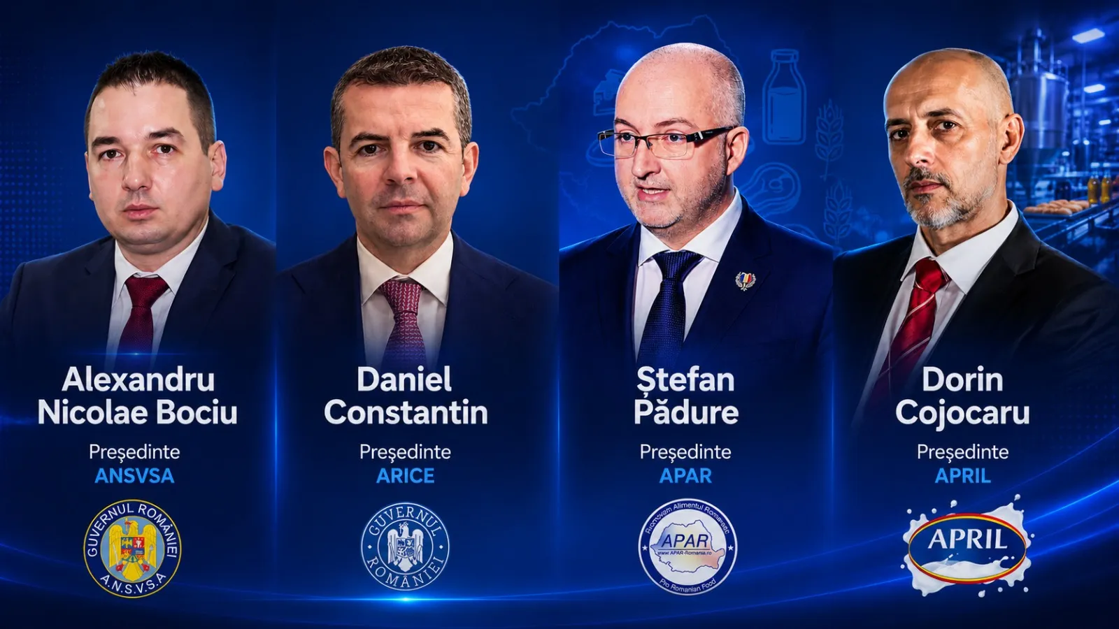 Prezența celor patru invitați a conferit dezbaterii o valoare profesională excepțională, reunind la aceeași masă expertiza instituțională, experiența legislativă și perspectiva practică a reprezentanților celor mai importante sectoare ale industriei agroalimentare.