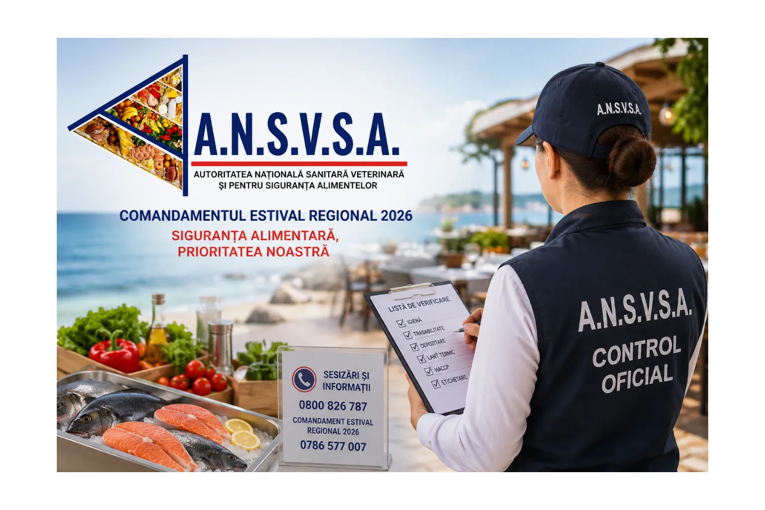Autoritatea Națională Sanitară Veterinară și pentru Siguranța Alimentelor (ANSVSA) a dat startul oficial Comandamentului Estival Regional 2026...