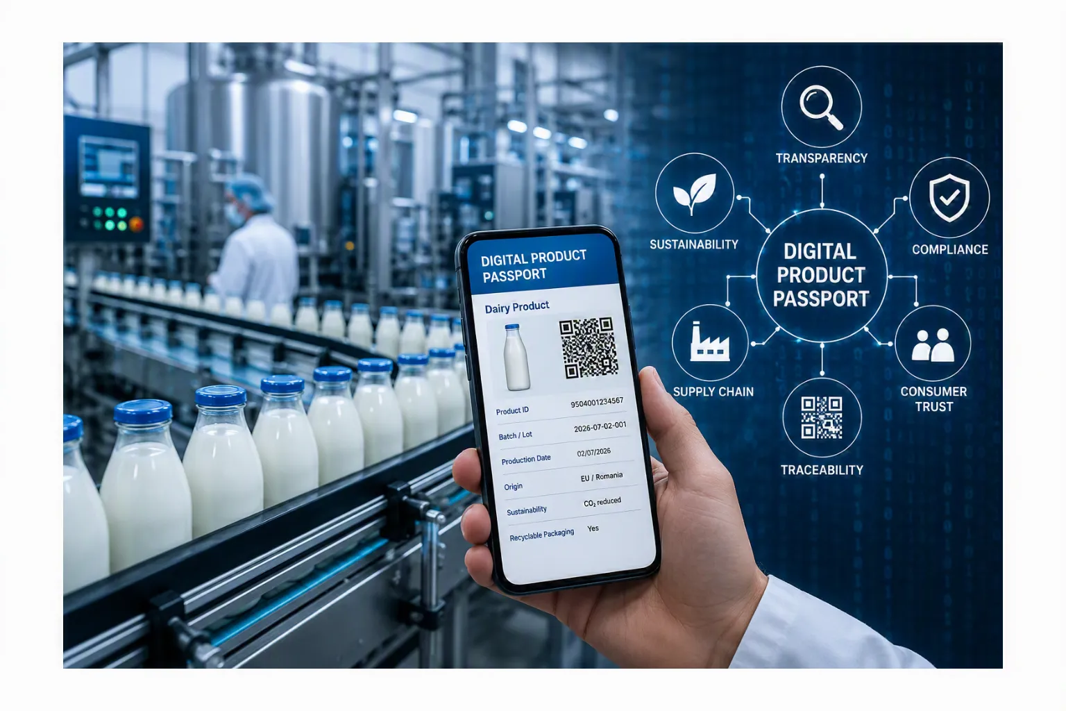 Digital Product Passport – un nou standard al trasabilității în industria laptelui
