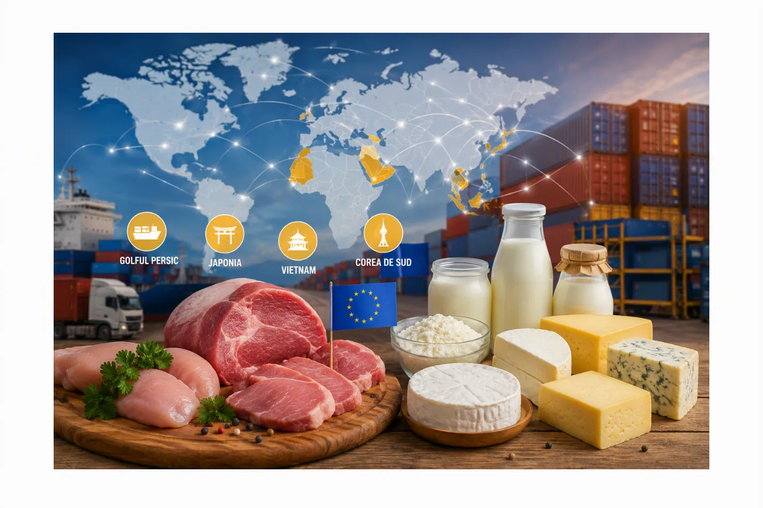 Datele Eurostat arată că schimburile comerciale intra-UE continuă să domine comerțul agroalimentar...