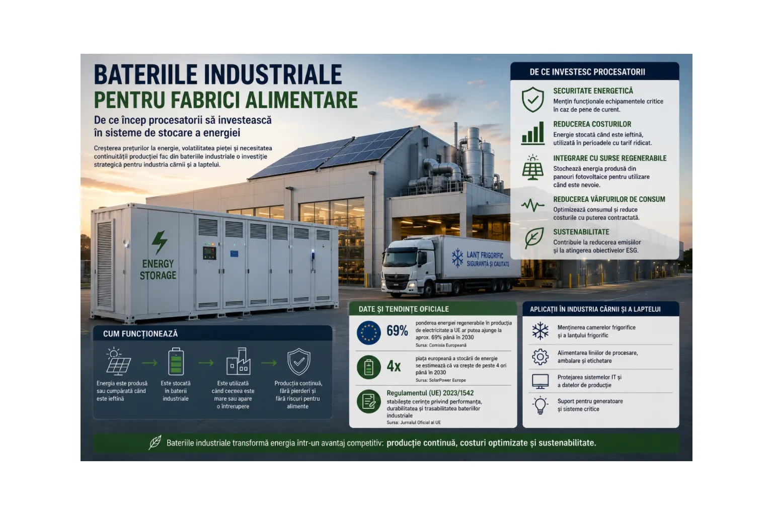 De ce încep procesatorii să investească în sisteme industriale de stocare a energiei