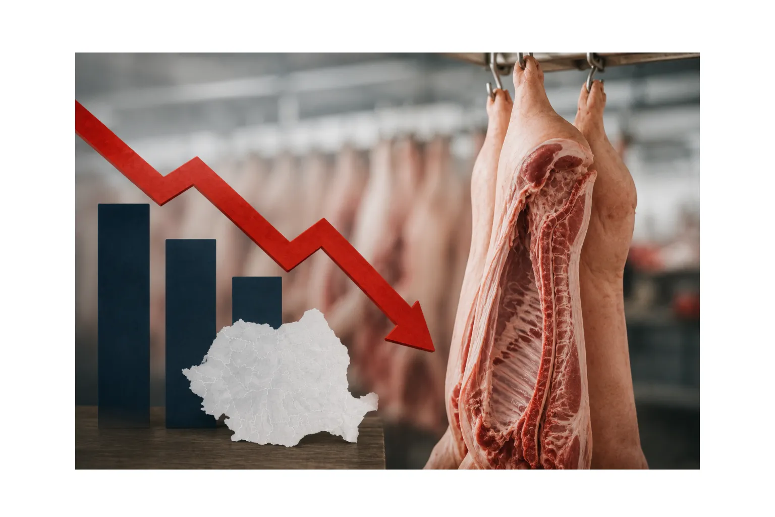 România, o corecție mai adâncă decât media europeană