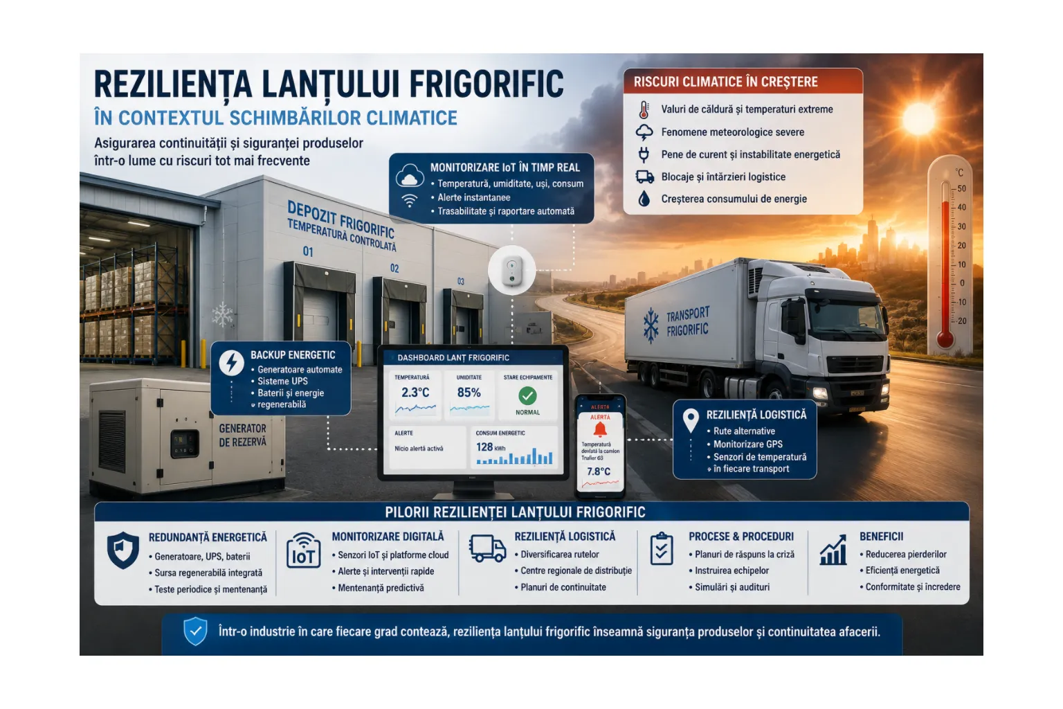 Reziliența lanțului frigorific: noua provocare strategică pentru industria cărnii și a laptelui