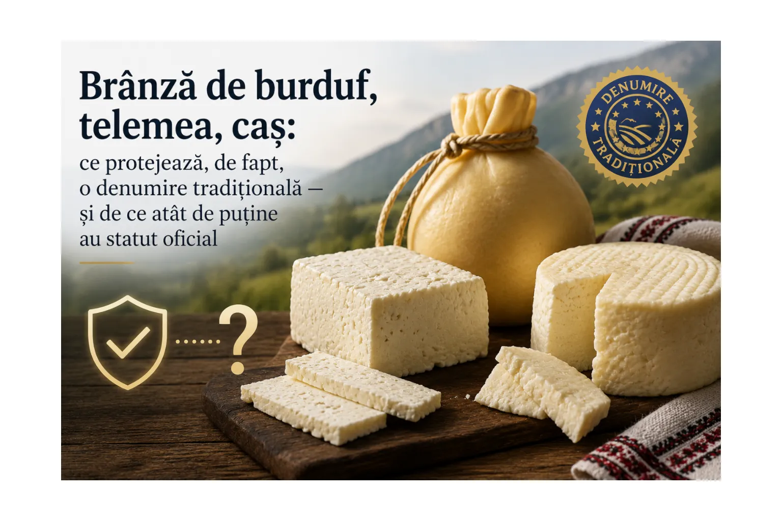 Câte produse românești au, de fapt, această protecție
