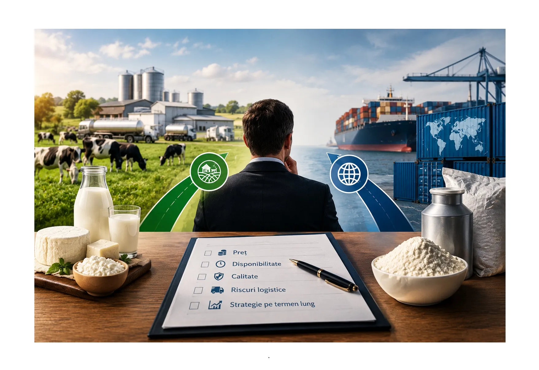 România produce anual aproape 4,4 milioane de tone de lapte crud — locul 10 în Uniunea Europeană la producție.