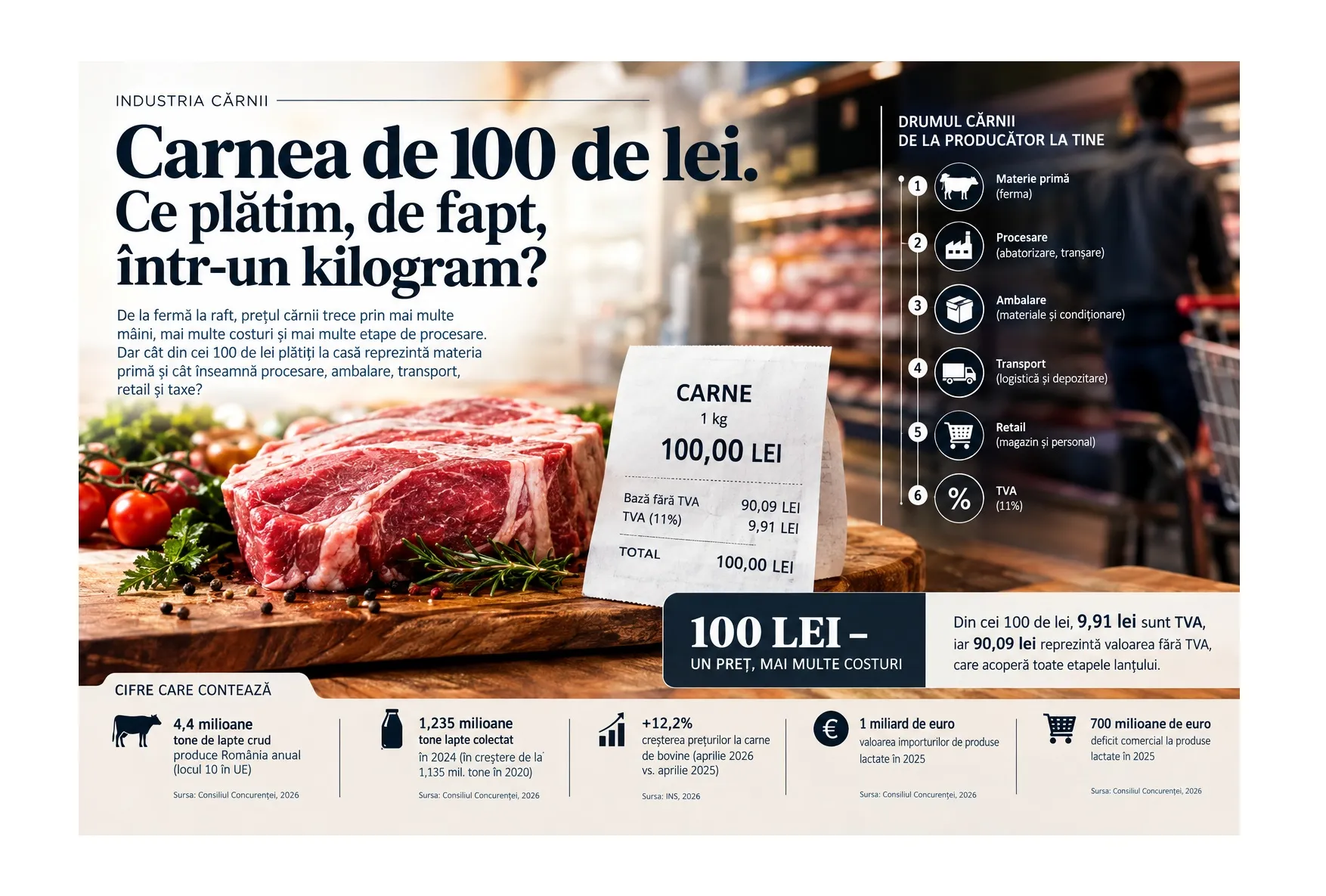 Cine câștigă din cei 100 de lei?