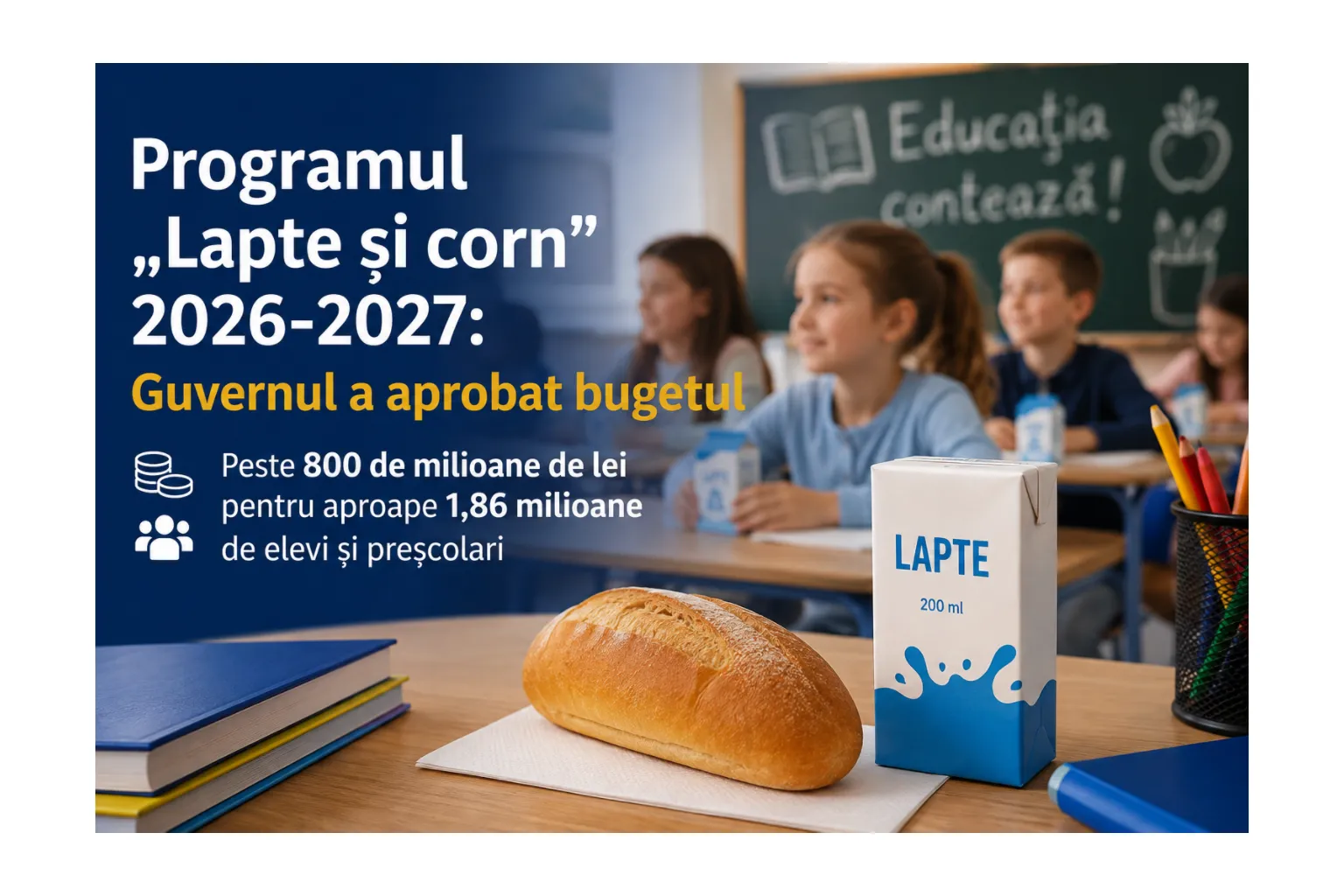 Programul este administrat de Ministerul Agriculturii și Dezvoltării Rurale (MADR) și rămâne parte a schemei europene „Programul pentru școli"