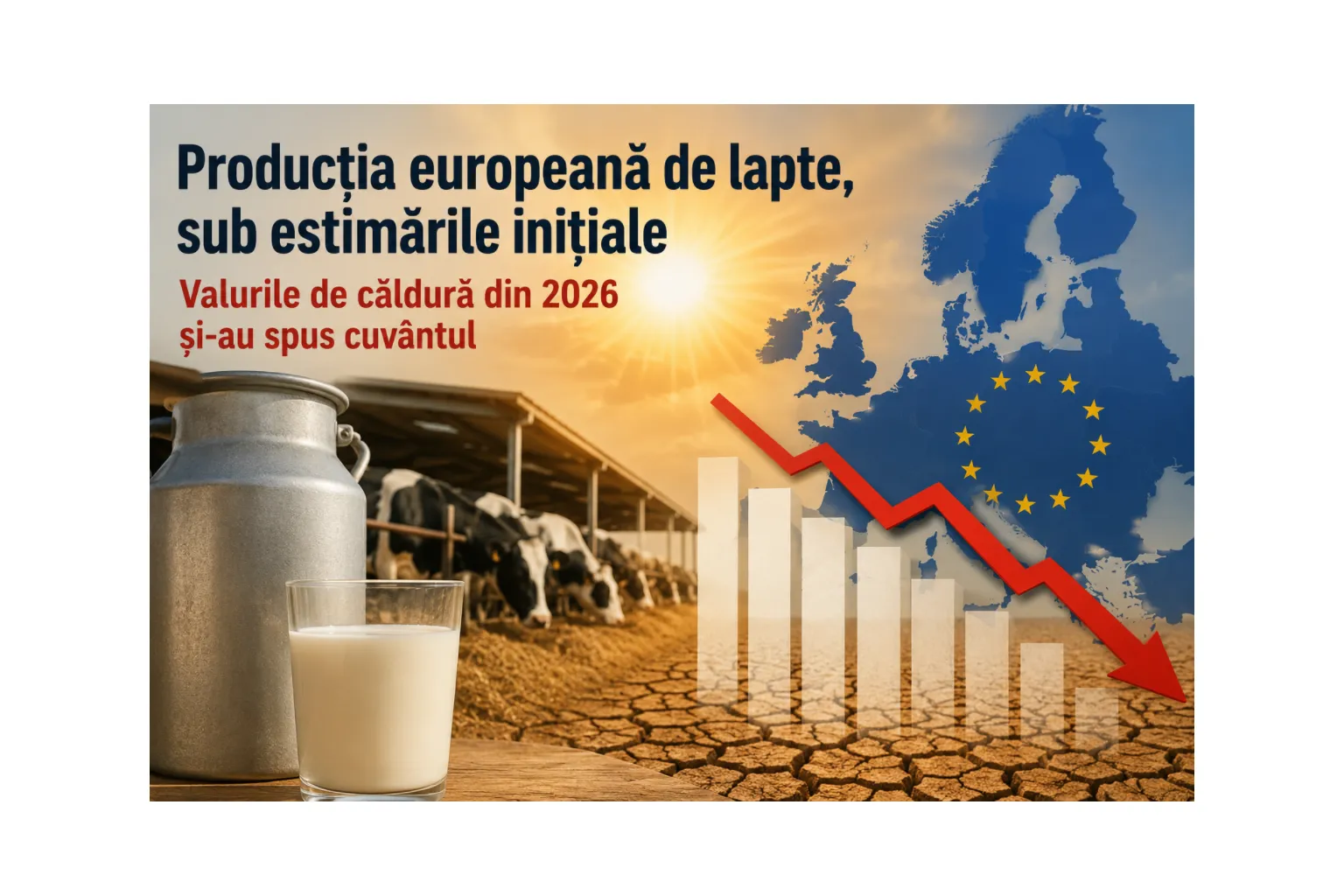 Germania și Franța au raportat scăderi vizibile ale livrărilor spre finalul lunii iunie, exact în perioada celor mai intense valuri de căldură.